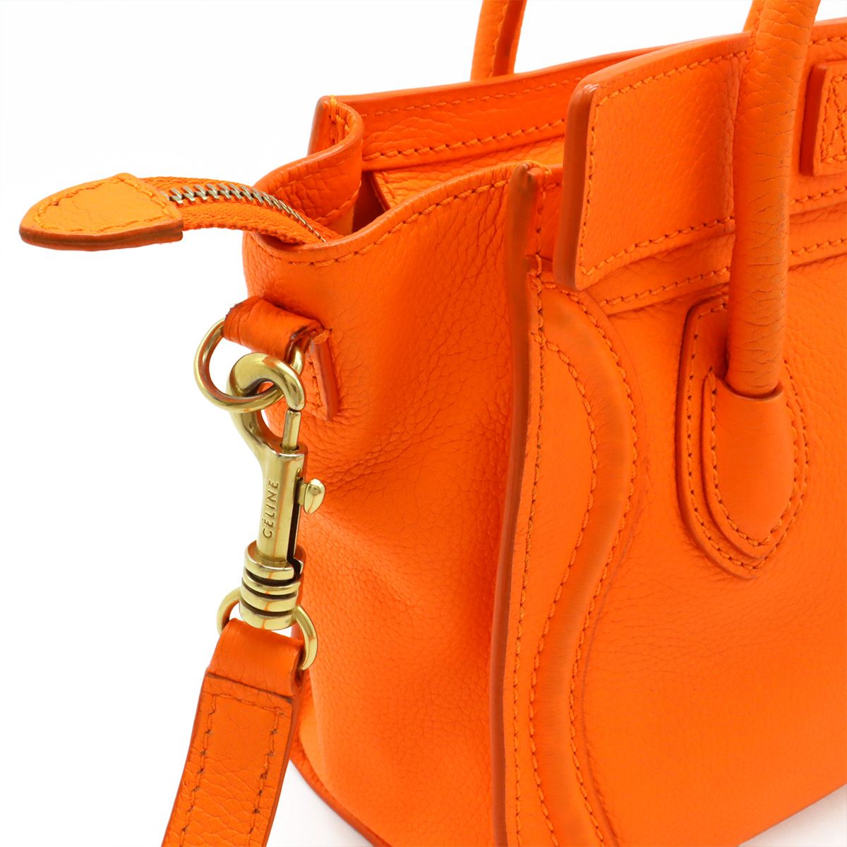 CELINE セリーヌ ラゲージ ナノショッパー ハンドバッグ 2WAY  