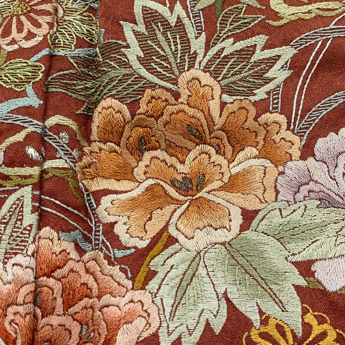 刺繍 金銀糸