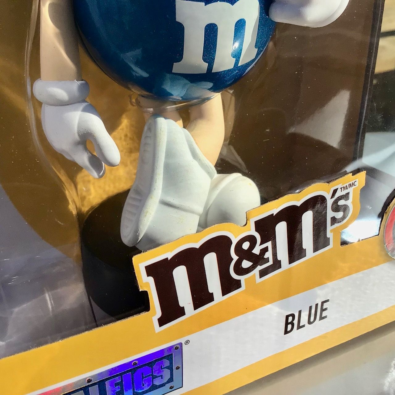 新品 M&M'S エムアンドエムズ ダイキャスト フィギュア ブルー