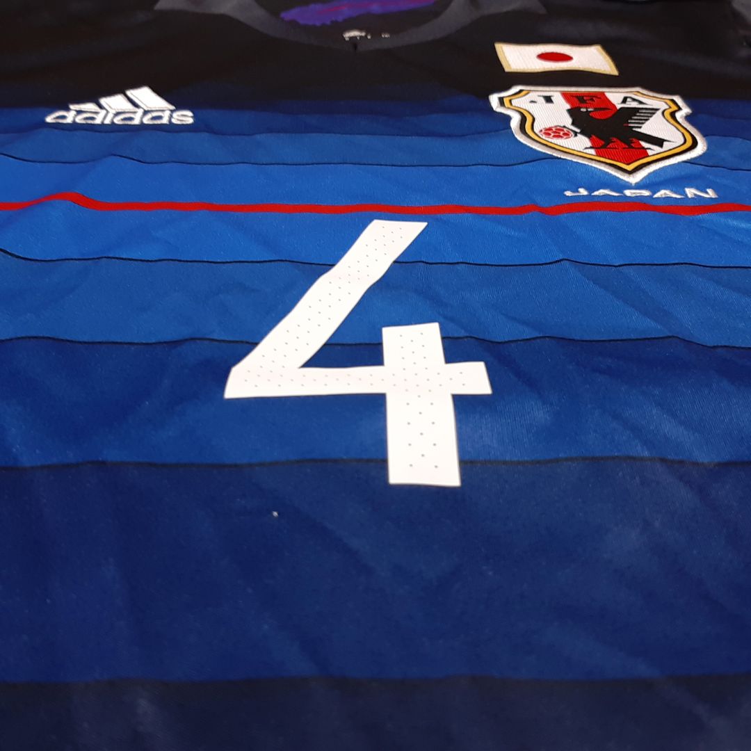adidas - アディダス サッカー日本代表 ユニフォーム 2016/17 ホーム M 本田圭佑 adidas 日本代表 16/17 ユニフォーム ホーム 半袖 レプリカ #4