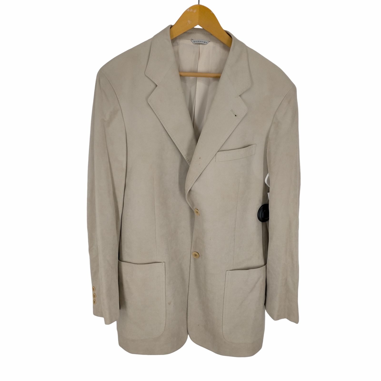 ジバンシィ GIVENCHY 00S MONSIEUR BY フェイクスエード 2Bテーラード