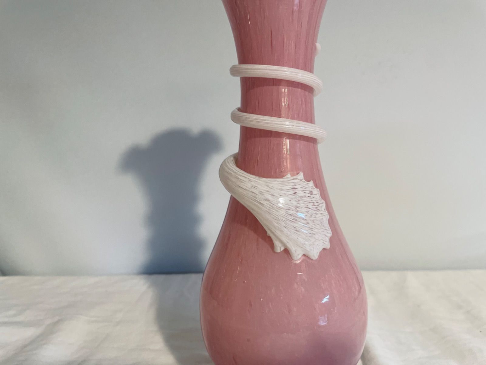 MURANO イタリア製 ビンテージ デカンタ うすはり 花瓶 フラワーベース 