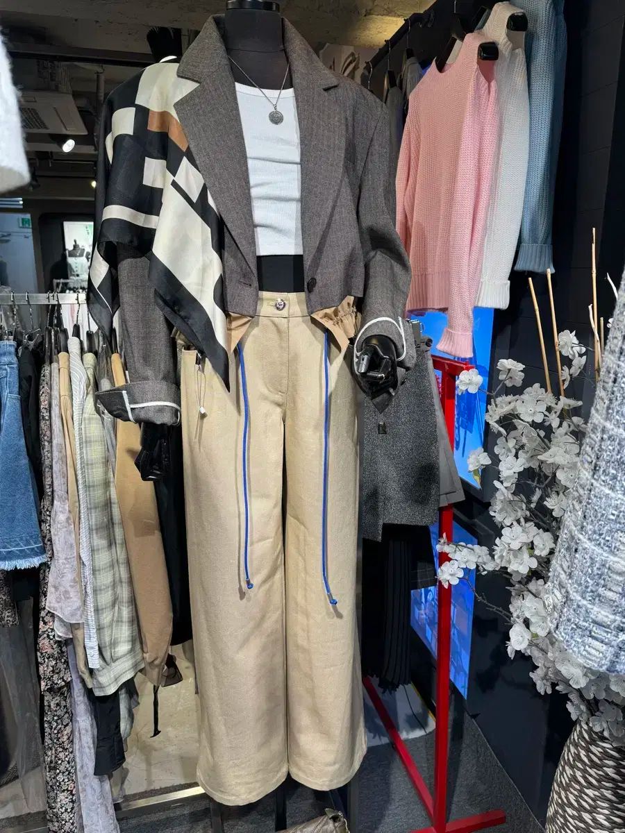 種類・カラー豊富！ NEW YORK スター スタイル 当日発送 ボタン POINT ワイドパンツ