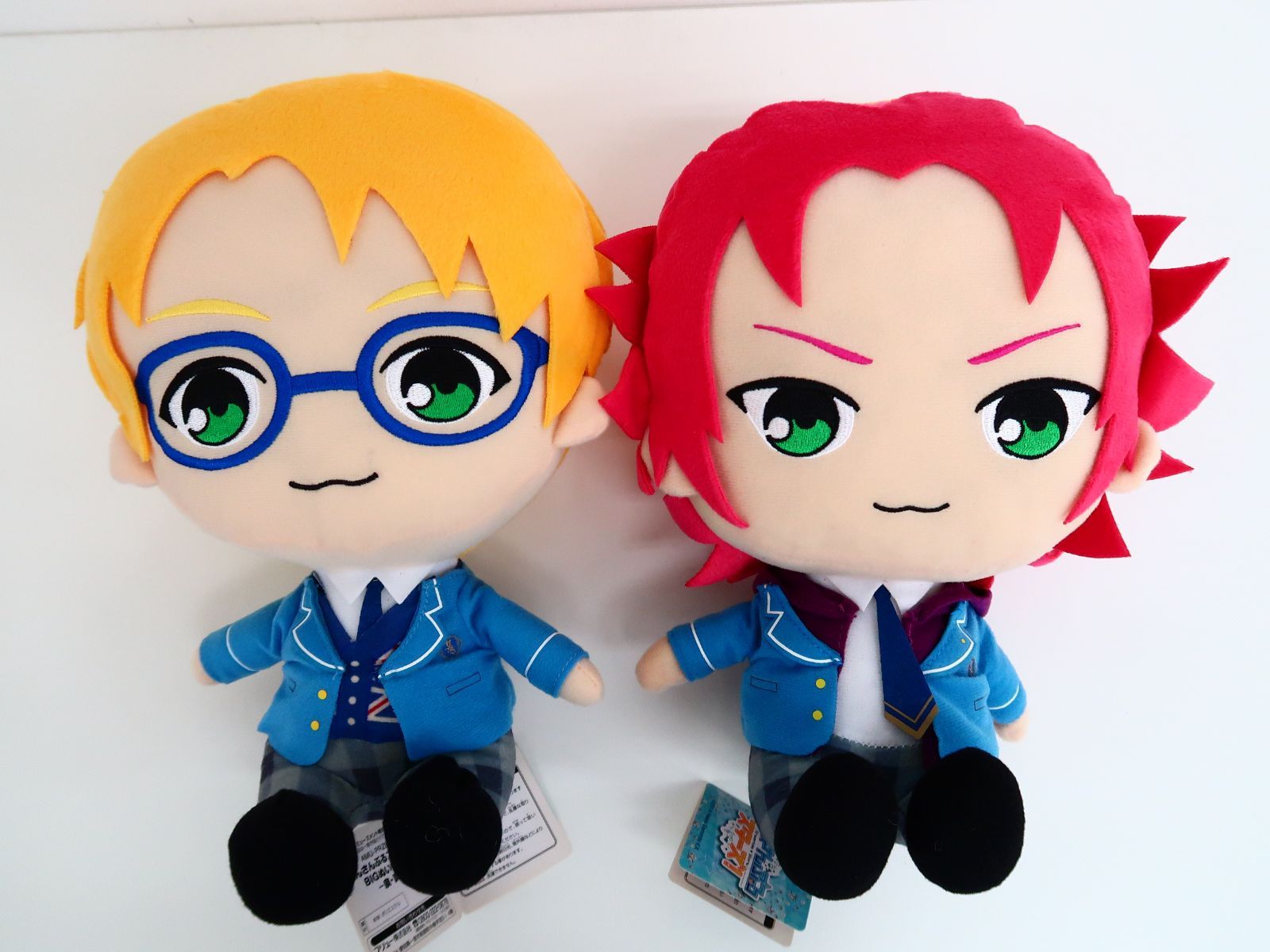 あんさんぶるスターズ！！　あんスタ　ぬいぐるみ　氷鷹北斗　明星スバル　遊木真 経年品]4点セット あんさんぶるスターズ！ BIGぬいぐるみ