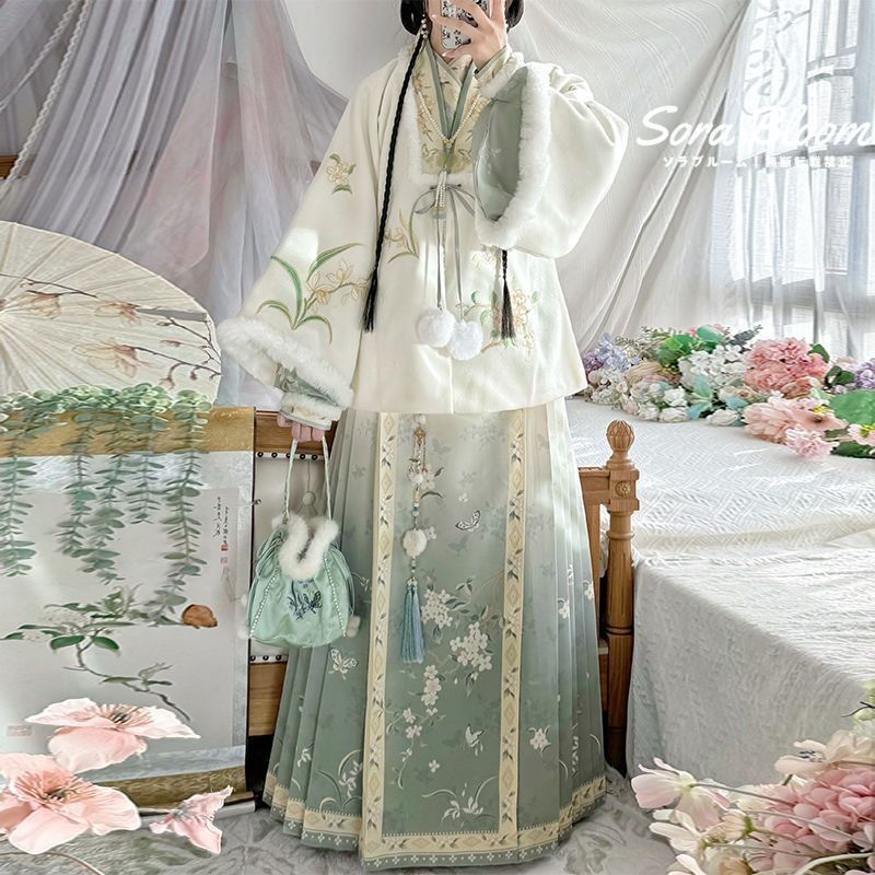 秋冬 錦棠 漢服 舞台 学園祭 パーティー 卒業 古風 コスプレ