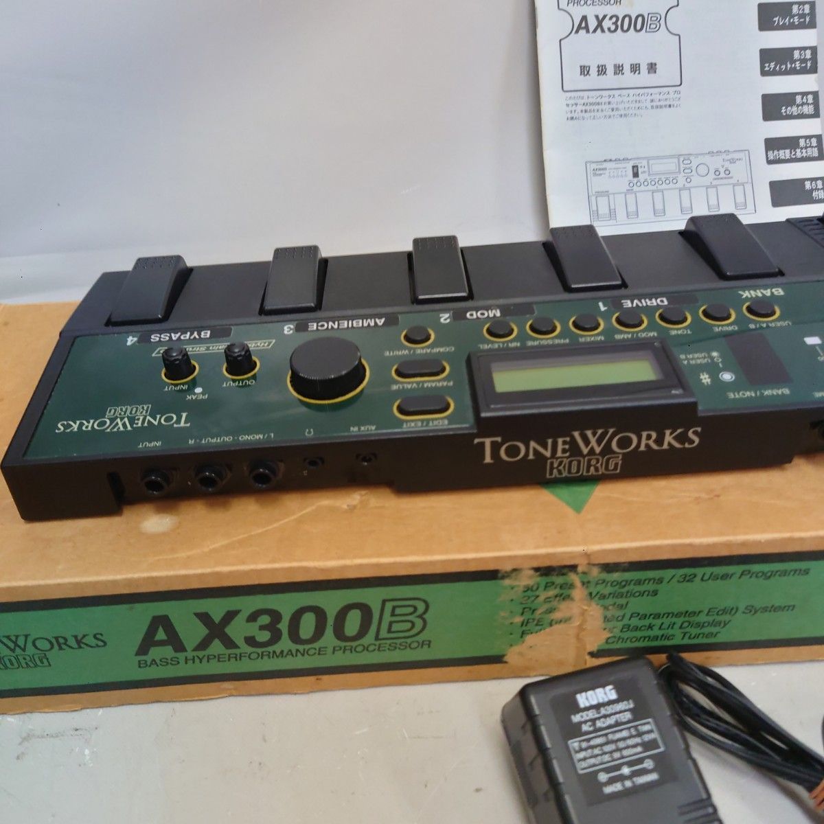 ベース　マルチエフェクター　TONEWORKS KORG AX3000B Korg ToneWorks AX3000B Bass Processor | zZounds