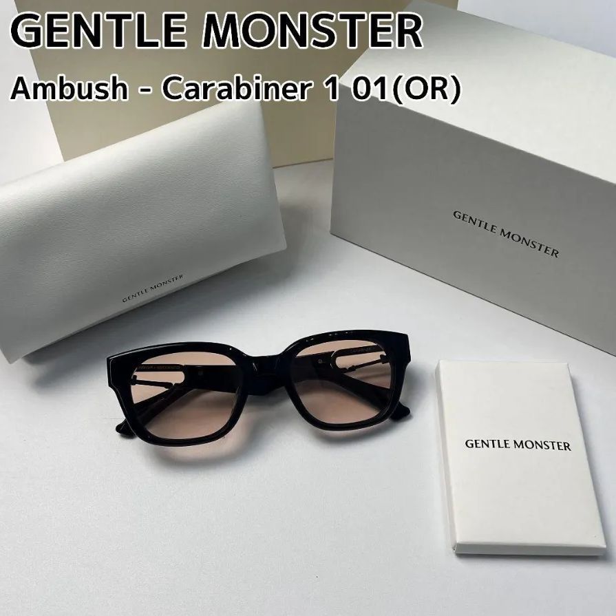 GENTLE MONSTER ジェントルモンスター サングラス AMBUSH CARABINER 1 01(OR) - メルカリ