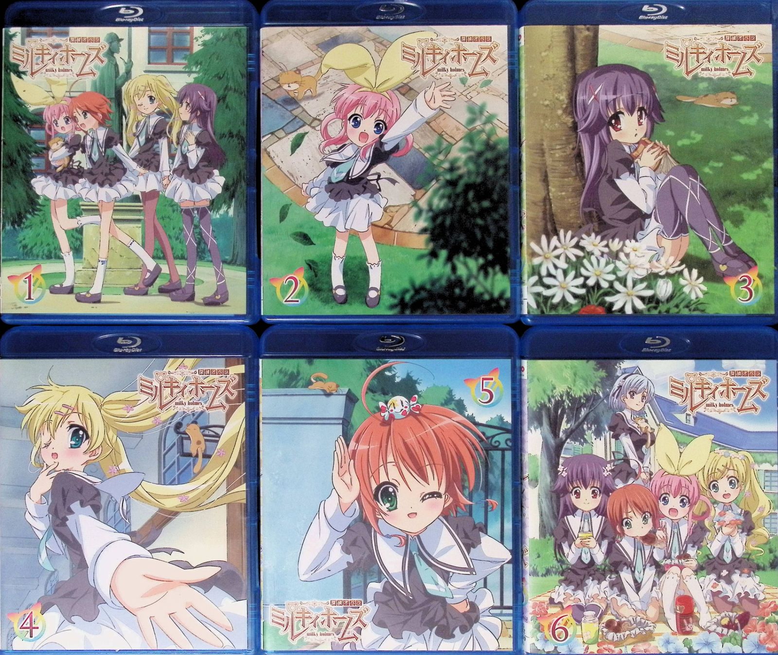 探偵オペラミルキィホームズ Blu-ray 全巻セット Amazon.co.jp: 探偵オペラ ミルキィホームズ 全6巻セット