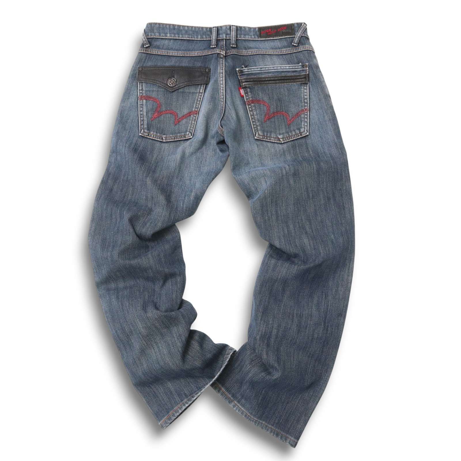 EDWIN エドウィン 秋冬 EGF503 WILD FIRE★ 加工 裏起毛 防風 防寒 デニム パンツ ジーンズ Sz.27 メンズ 日本製 バイク