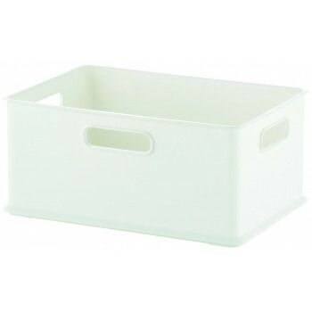 収納用品 natura(ナチュラ) インボックス S 8個組 ホワイト NIB-S8 WH