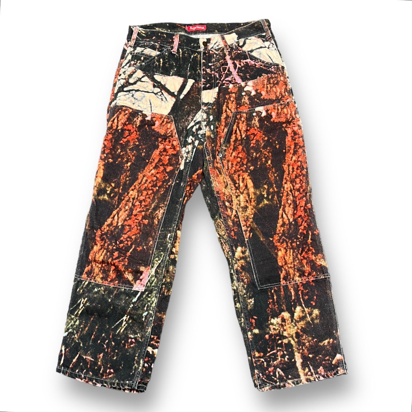 supreme ダブルニー ペインターパンツ ブラック SUPREME 20AW Double Knee Denim Painter Pant ダブルニー