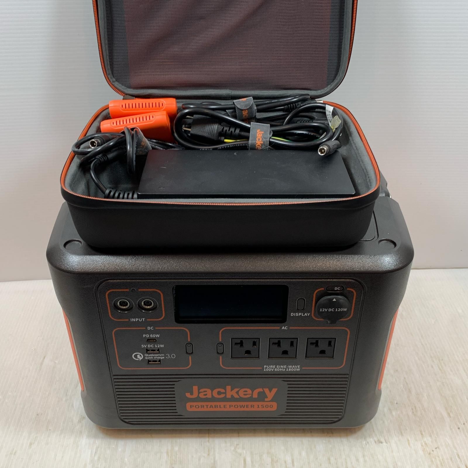 κκJackery 工具 ポータブル電源 PTB152 ブラック×オレンジ