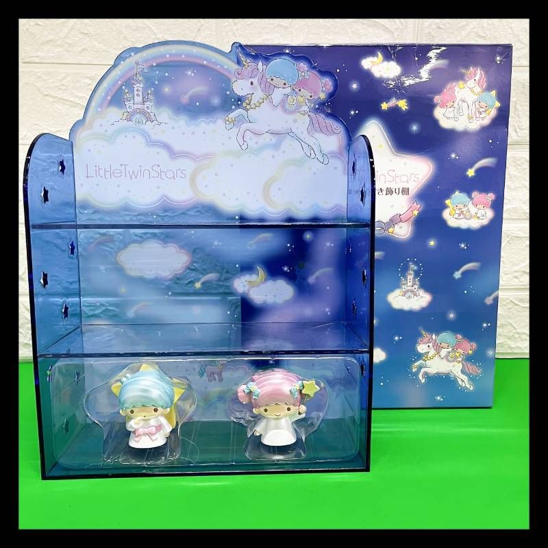 リトルツインスターズ キキ&ララ マスコット付き飾り棚 LITTLE TWIN