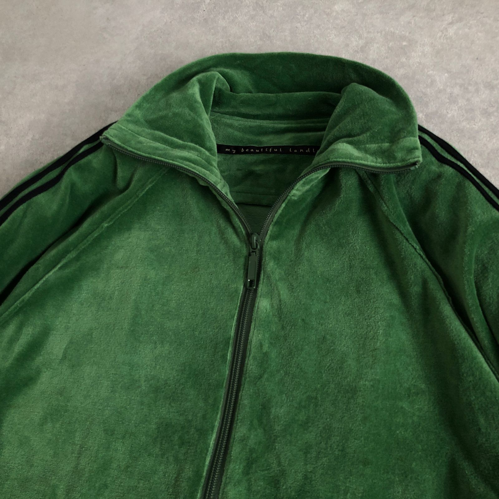 my beautiful landlet soft velour track jacket ベロア トラック