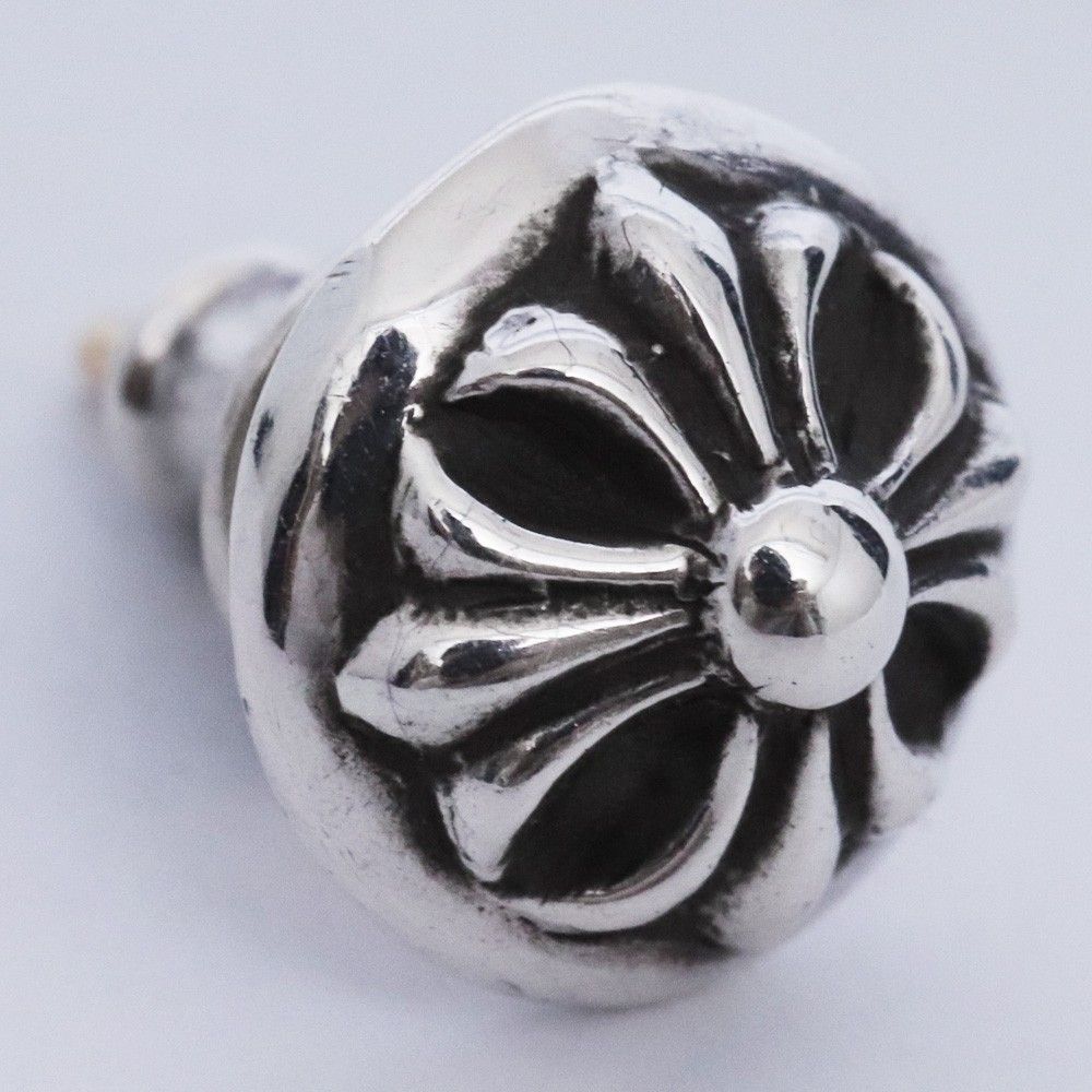 【CHROME HEARTS】 シルバーピアス クロスボール 片耳用 Amazon.co.jp: [クロムハーツ] ピアス クロスボール スタッド