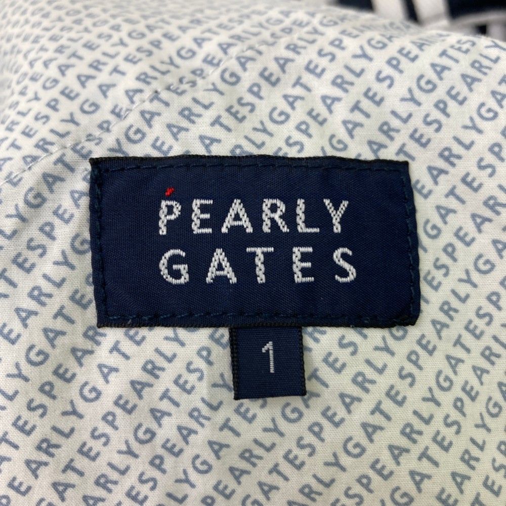 サイズ：1 PEARLY GATES パーリーゲイツ  ストレッチパンツ 総柄 ネイビー系 [240101434190] ゴルフウェア レディース ストスト PEARLY GATES パーリーゲイツ ストレッチパンツ ネイビー系 2