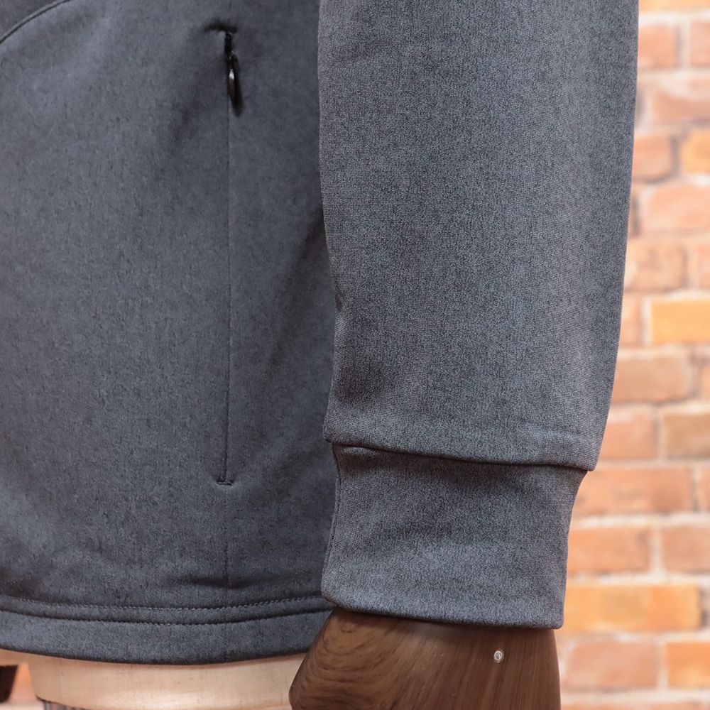 【送料無料】 秋冬|CHERVO|48サイズ|ミドラー PARQUET 裏起毛ジャージー 快適 保温 ダブルジップ ゴルフ |ダークグレー|md127a|