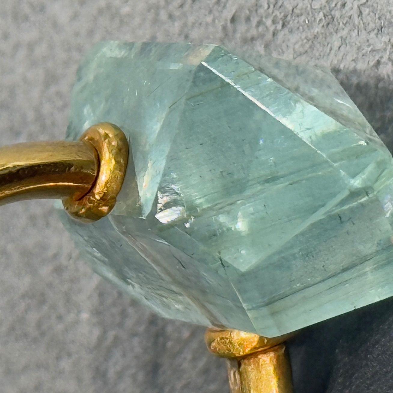 Etsuko Sonobe 薗部悦子 アクアマリン リング 18k 美品❗️ Etsuko Sonobe 薗部悦子 アクアマリン リング 18k 美品