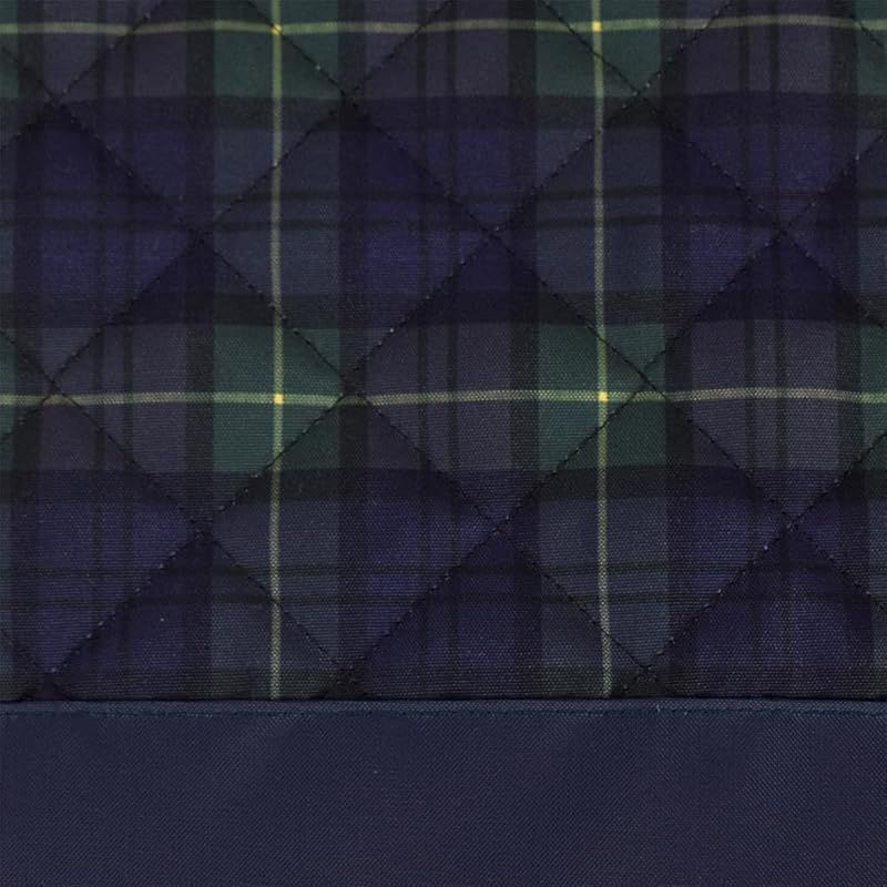 COLORFUL CANDY STYLE レッスンバッグ キルティング (ループ付き) 撥水タイプ タータンチェック・ダークグリーン はっ水 軽量 汚れにくい シワ防止 男の子 NL400900