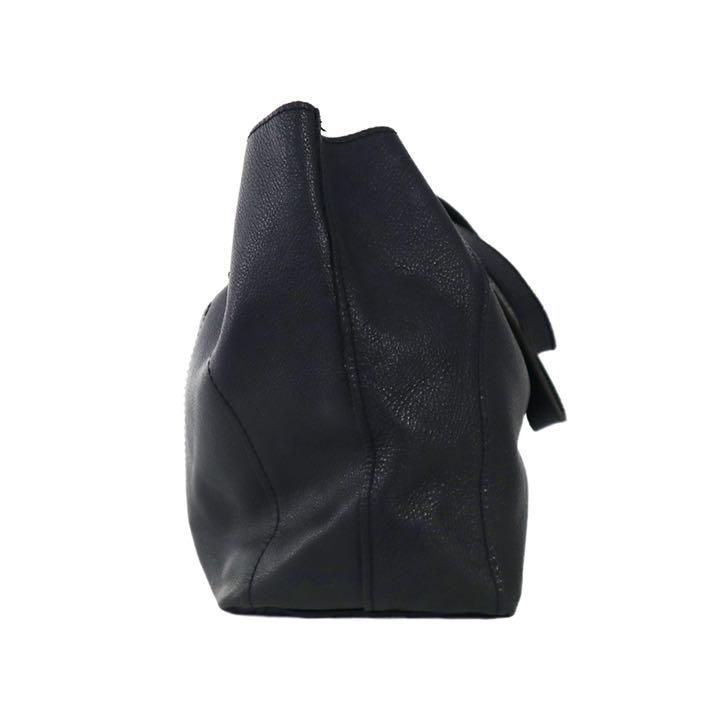 LANVIN ランバン　ハンドバッグ　ミニバッグ　レザー　リバーシブル　黒 LANVIN ランバン ハンドバッグ ミニバッグ レザー リバーシブル
