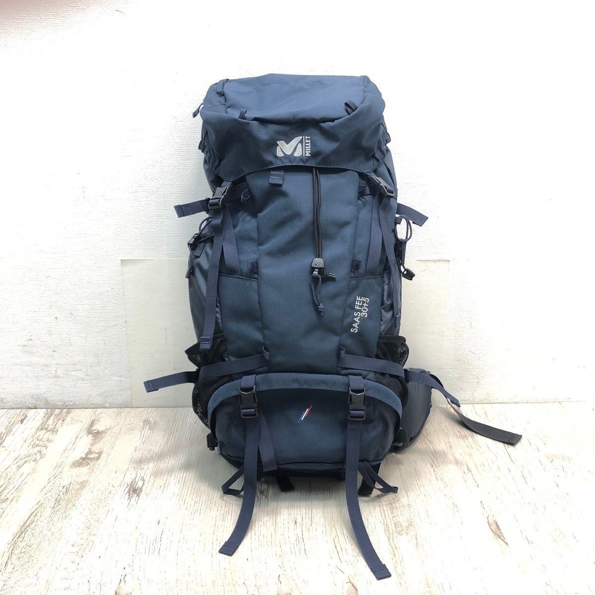 MILLET ミレー SAAS FEE サースフェー 30 5 Mサイズ ネイビー バックパック 登山 トレッキング ●