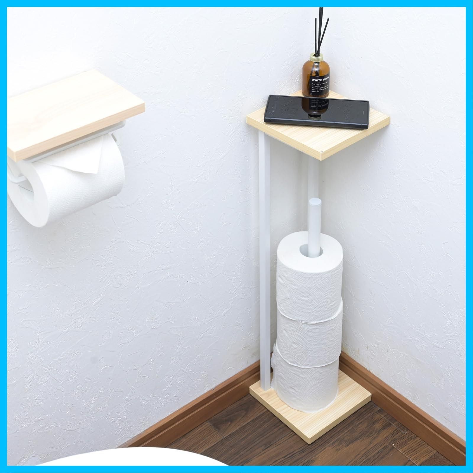 特価商品】トイレットペーパーホルダー スマホ置き/インテリア) 隙間