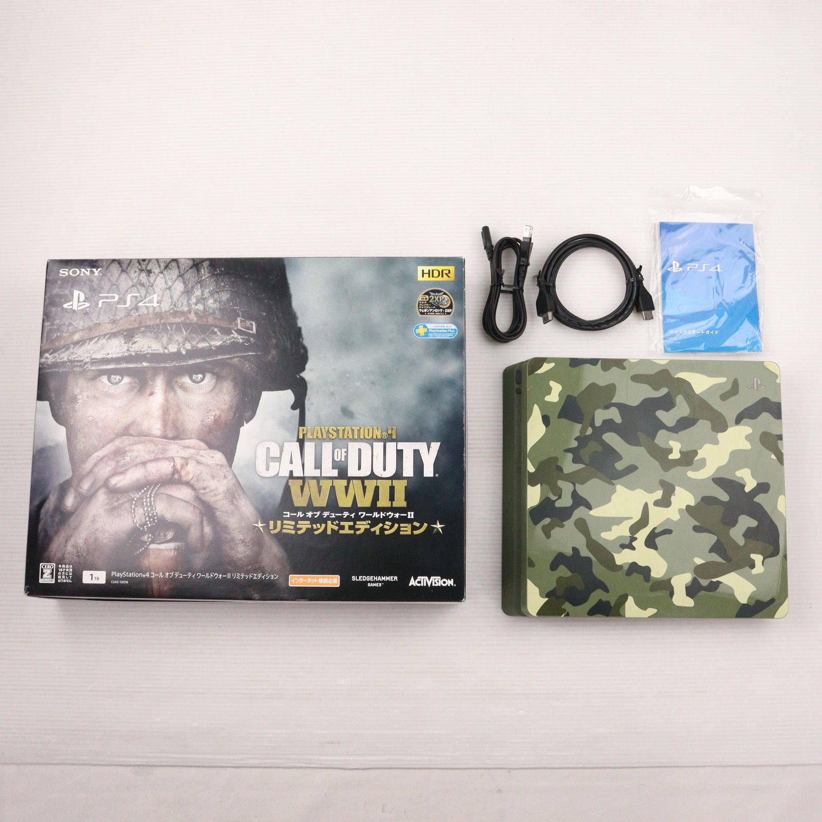 PlayStation4 - PS4 COD ワールドウォーII リミテッドエディション　ソフト無 本体のみ Amazon.co.jp: PlayStation 4 コール オブ デューティ ワールド