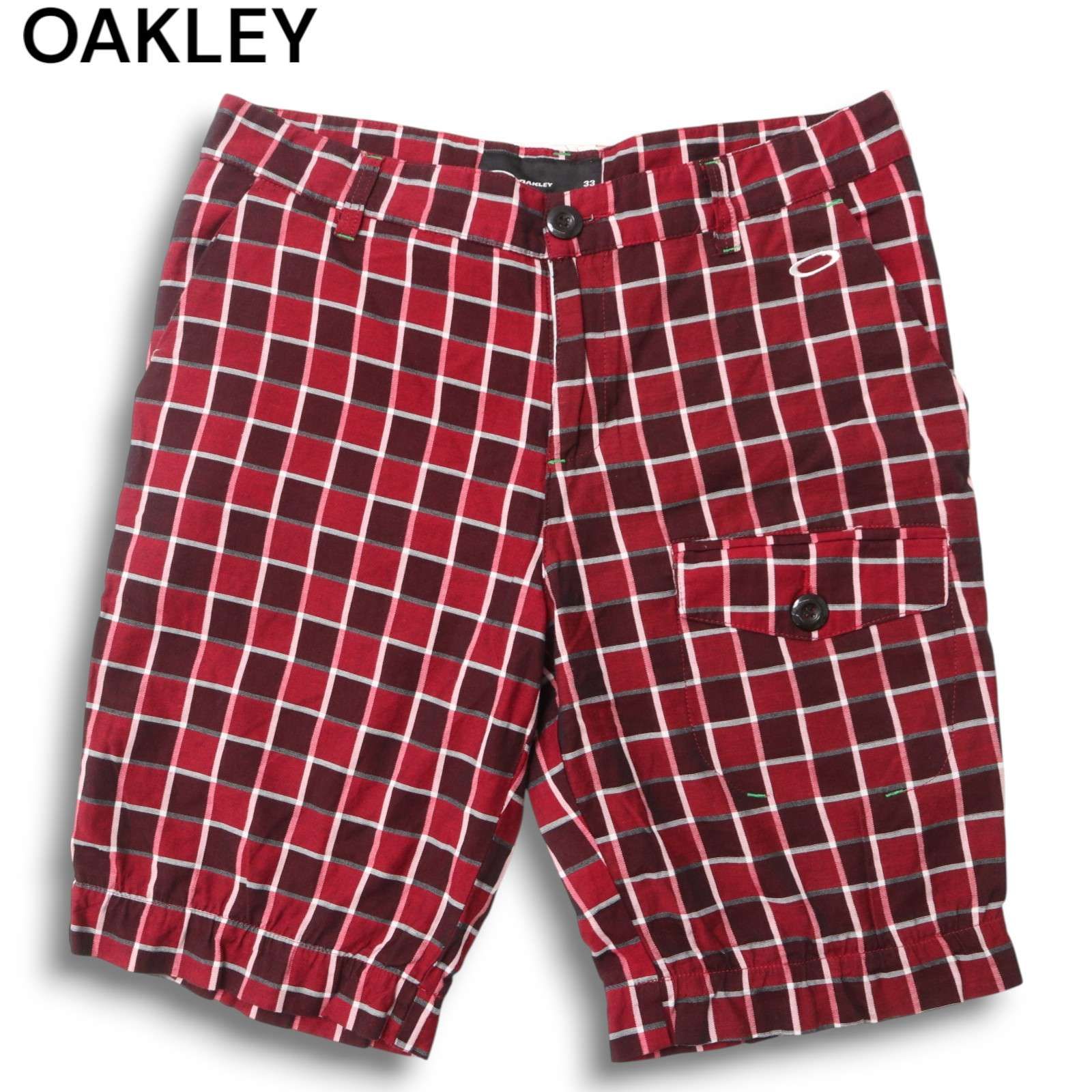新品未使用　OAKLEY オークリー　ショートパンツ　メンズ　ゴルフパンツ　総柄 オークリー(OAKLEY) ゴルフウェア ショートパンツ ADDICTIVE