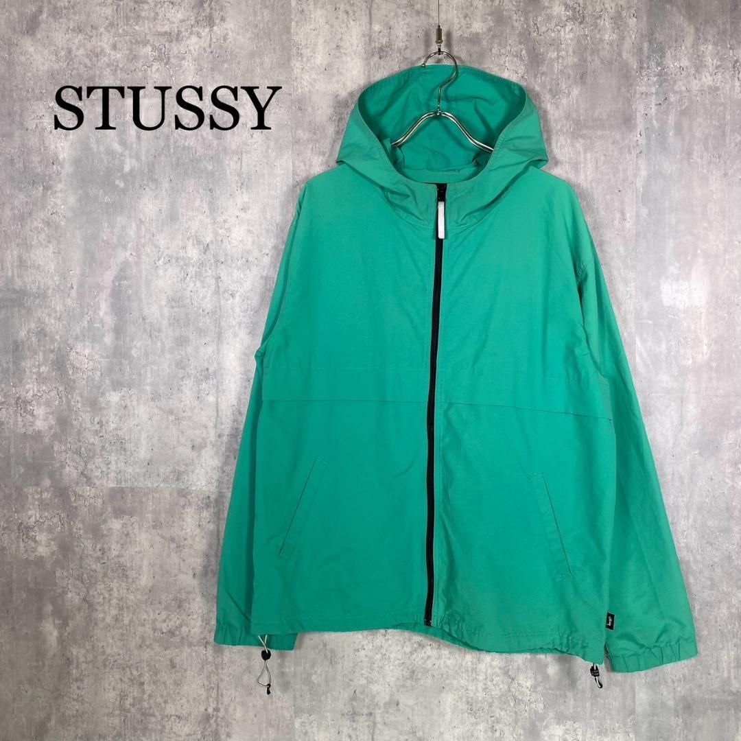 Stüssy グリーン ナイロンジャケット Stüssy Sherpa Reversible Jacket Green