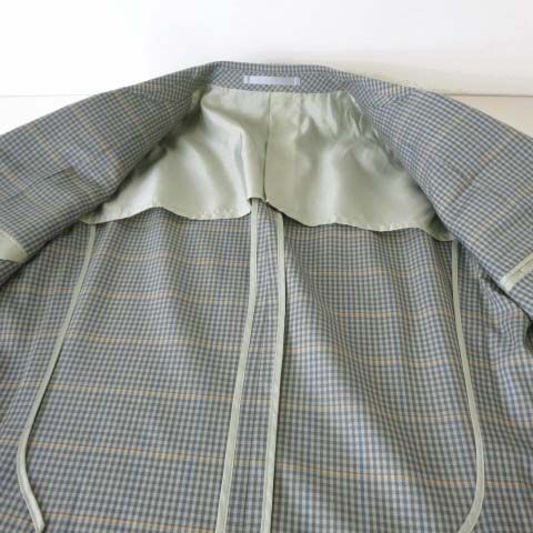 ランバン　LANVIN　ブルゾン　薄手　春夏　カーキ ランバンLANVINブルゾン薄手春夏カーキ
