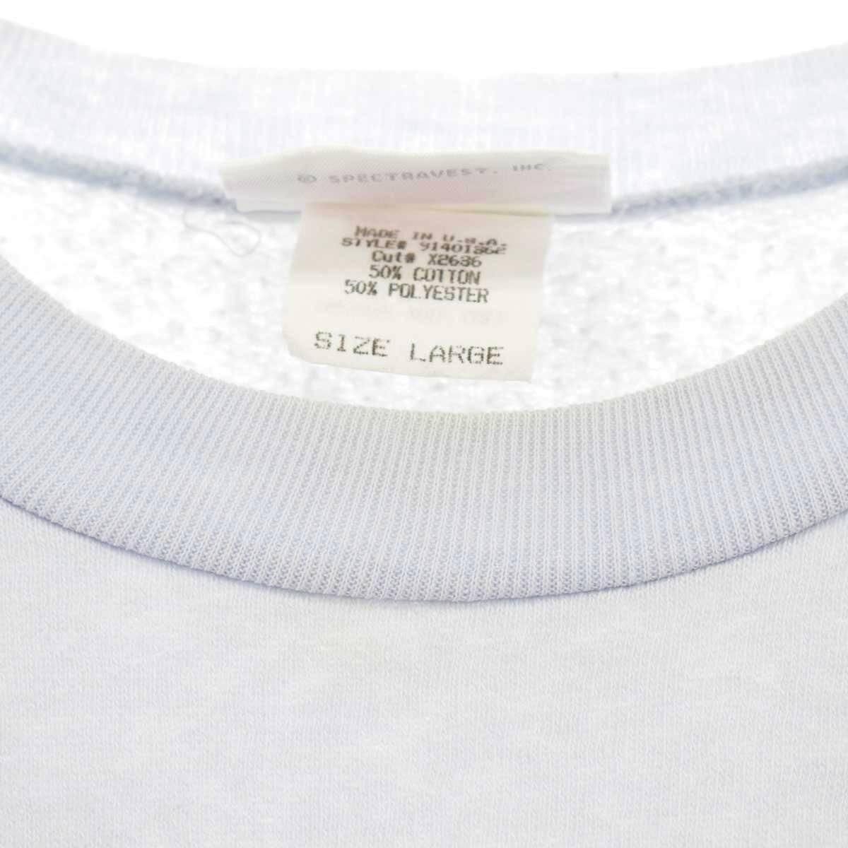 ［USA製］spumoni ビンテージ襟付きスウェット　アニマル　猫　スプモーニ