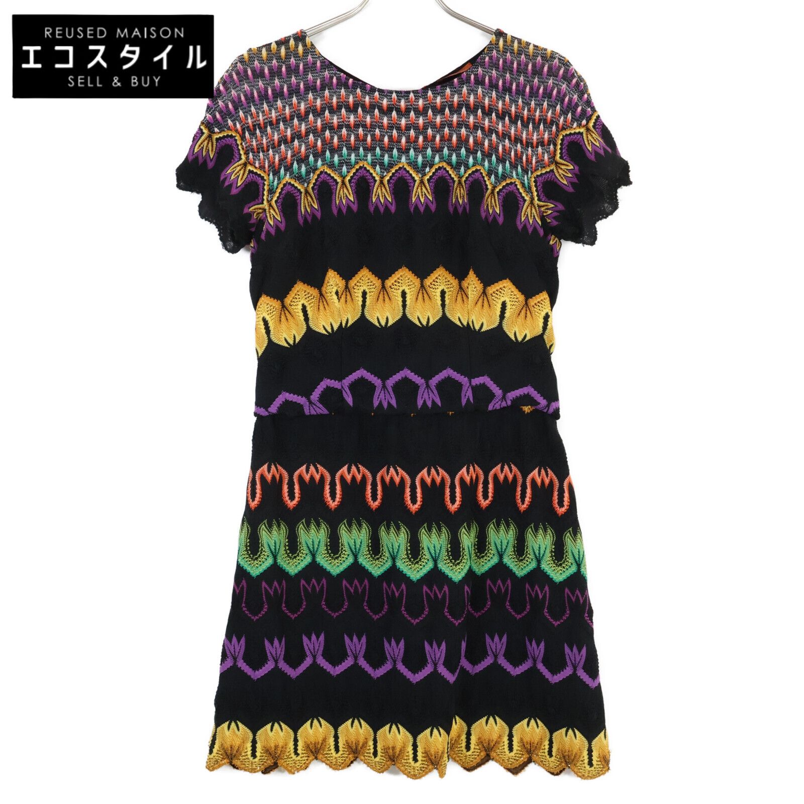 # MISSONI ミッソーニ　イタリア製　総柄 半袖　セットアップ fit=scale-down,w=1200