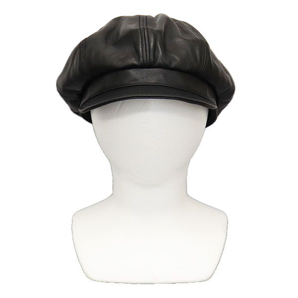 帽子 SCHOTT - LEATHER NEWSBOY CAP Schott (ショット) 2974001 3129113 LEATHER NEWSBOY CAP レザー