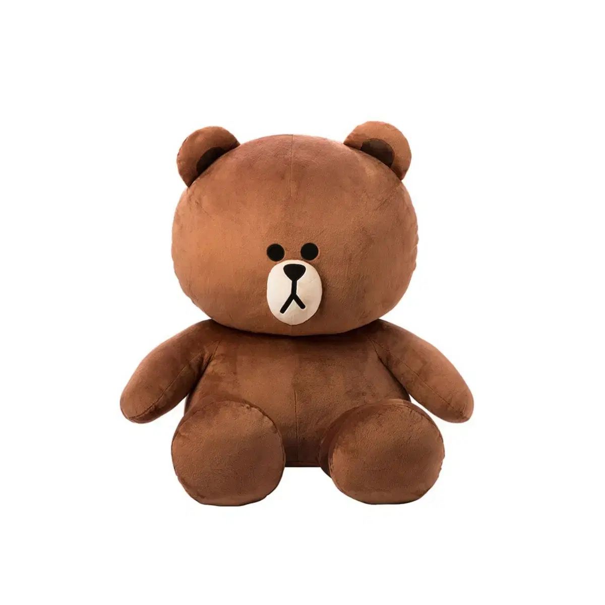 LINE FRIENDS ラインフレンズ 茶色 110cm 形成 人形