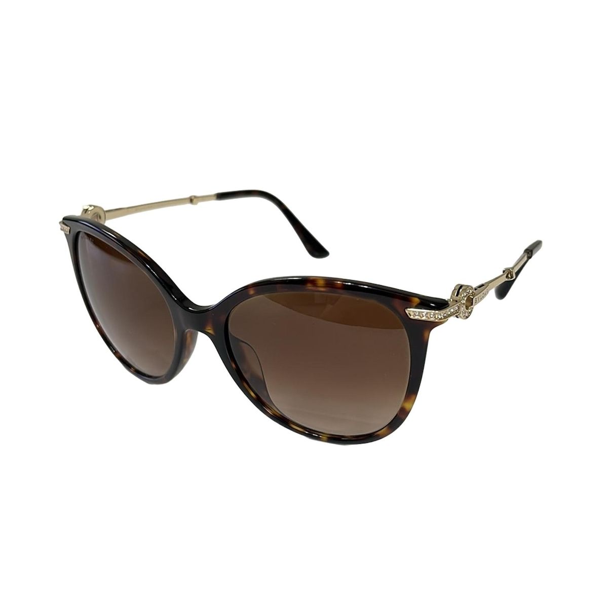 美品　BVLGARI ブルガリサングラス 8201　レンズはうすいブラック BVLGARI(ブルガリ) サングラス - 8201-B-F ダークブラウン