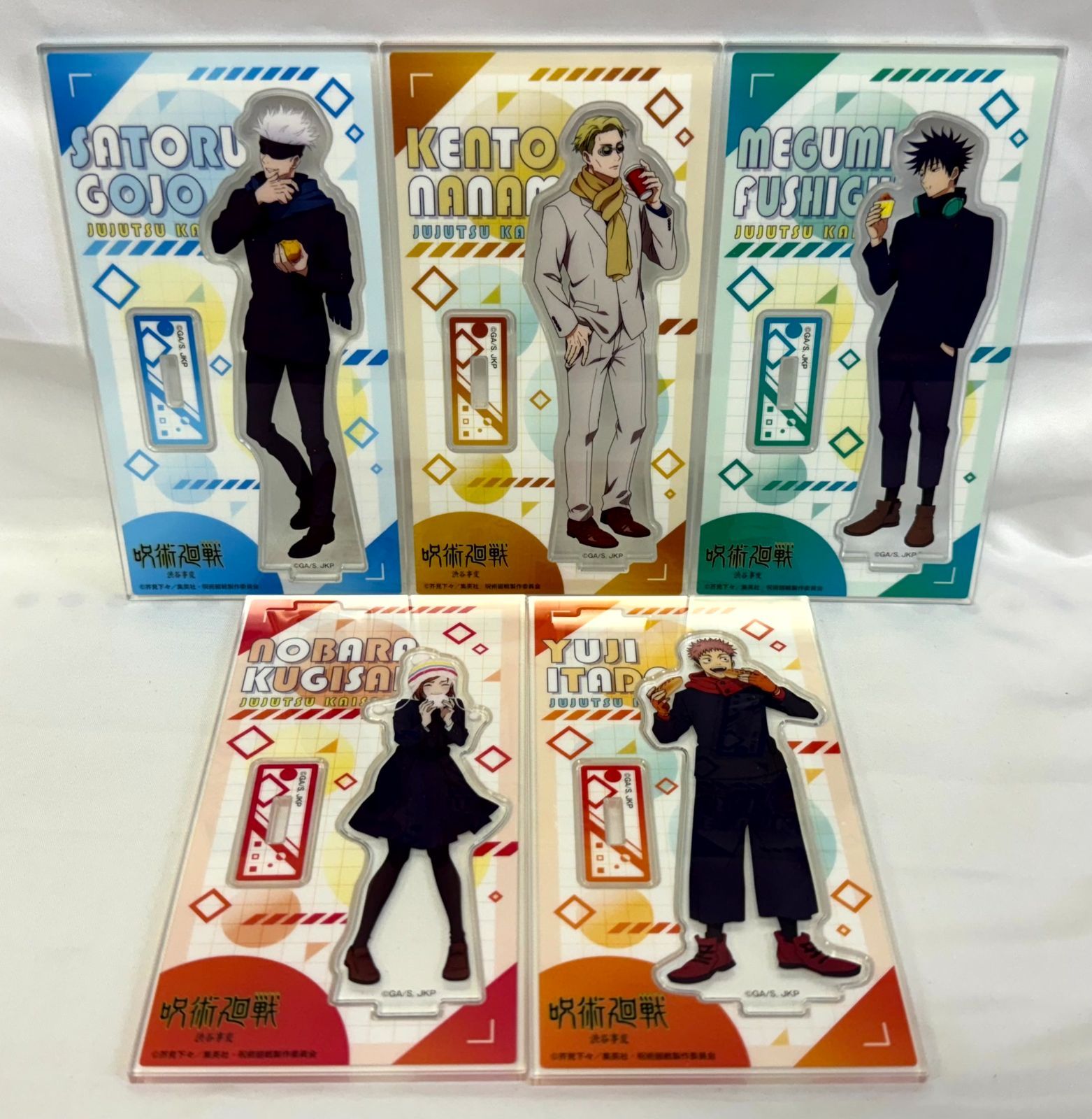 雑貨　全5種セット 「呪術廻戦 渋谷事変×ファミリーマート アクリルスタンド」 5種セット 呪術廻戦 渋谷事変×ファミリーマート アクリル