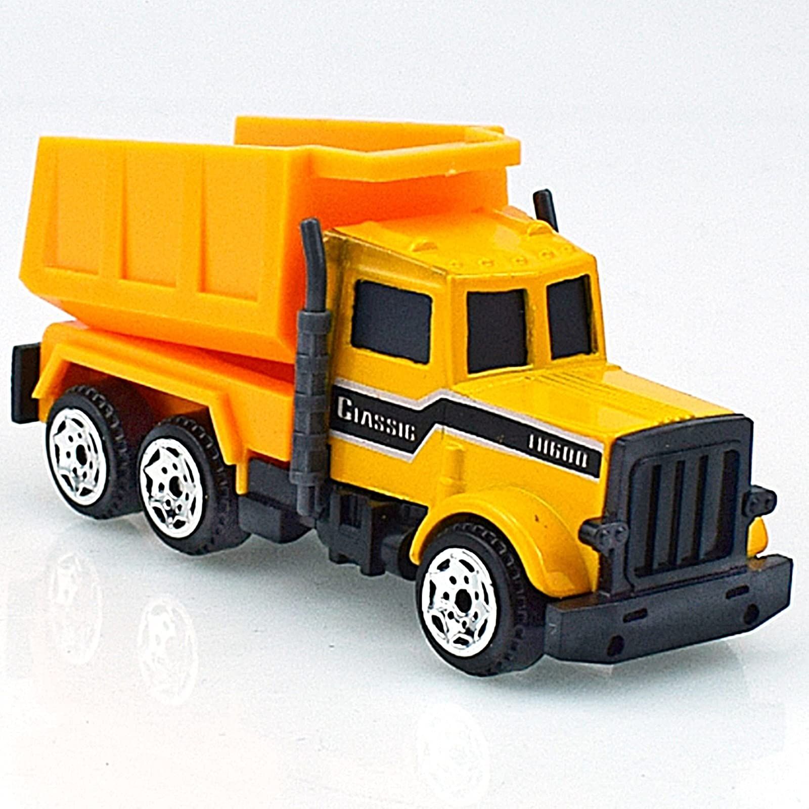 特価商品】6台セット(イエロー) クレーン車 ショベルカー
