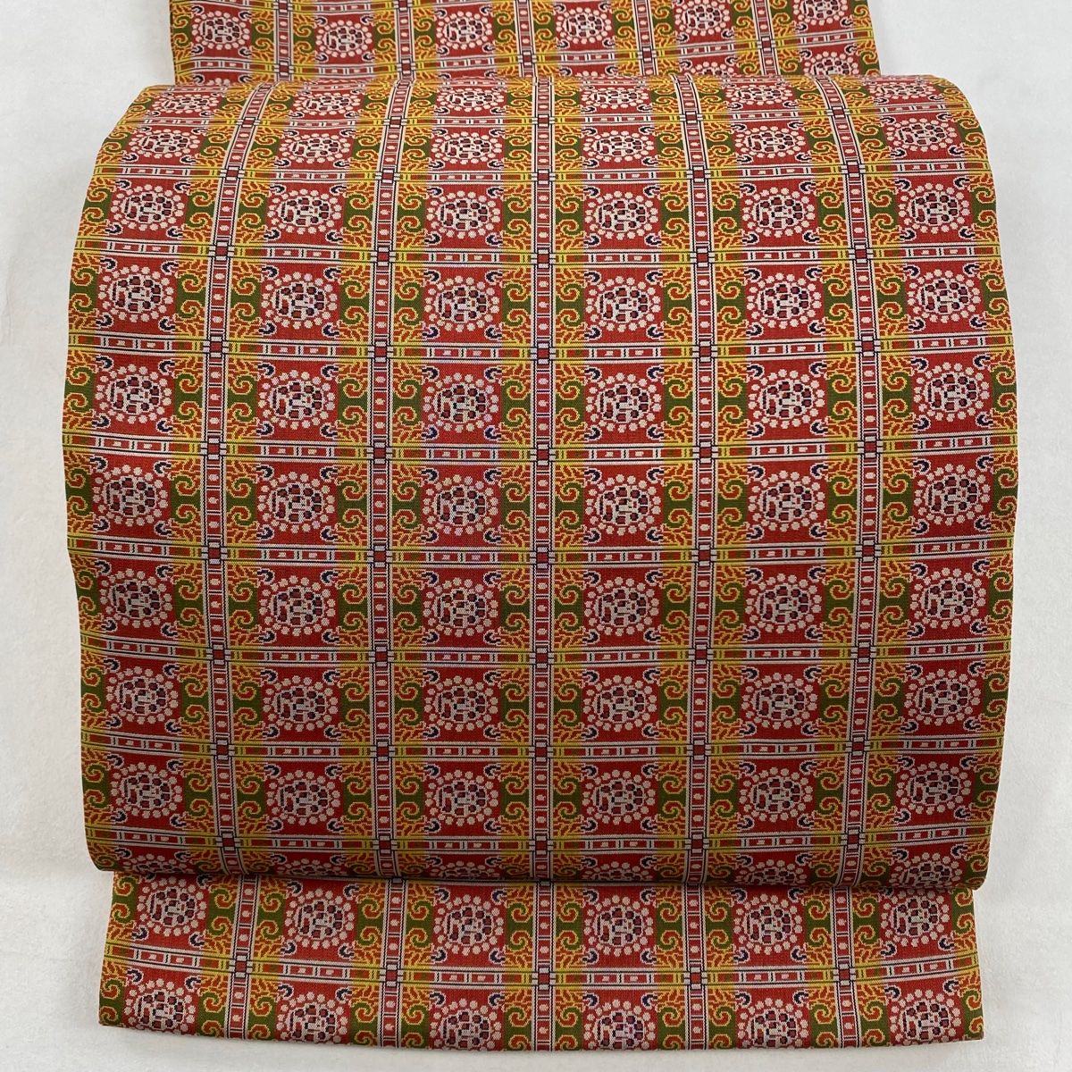 龍村製、名古屋帯(開き仕立て) 名古屋帯龍村開き仕立て正絹