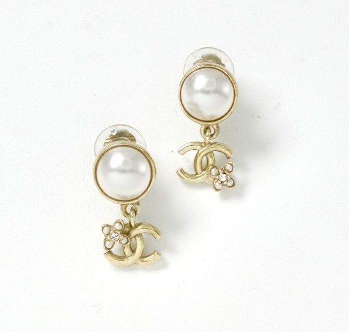 CHANEL ピアス イヤリング ゴールド パープル フラワー ラインストーン CHANEL シャネル ピアス アクセサリー ミニCC/フラワー ライン