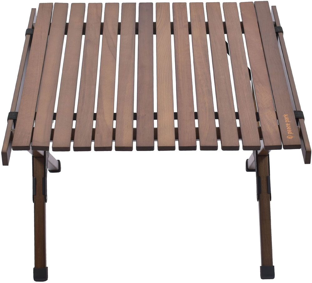 ピースパーク peace park アウトドア フォールディングウッドテーブル スモール PP0221BR BROWN