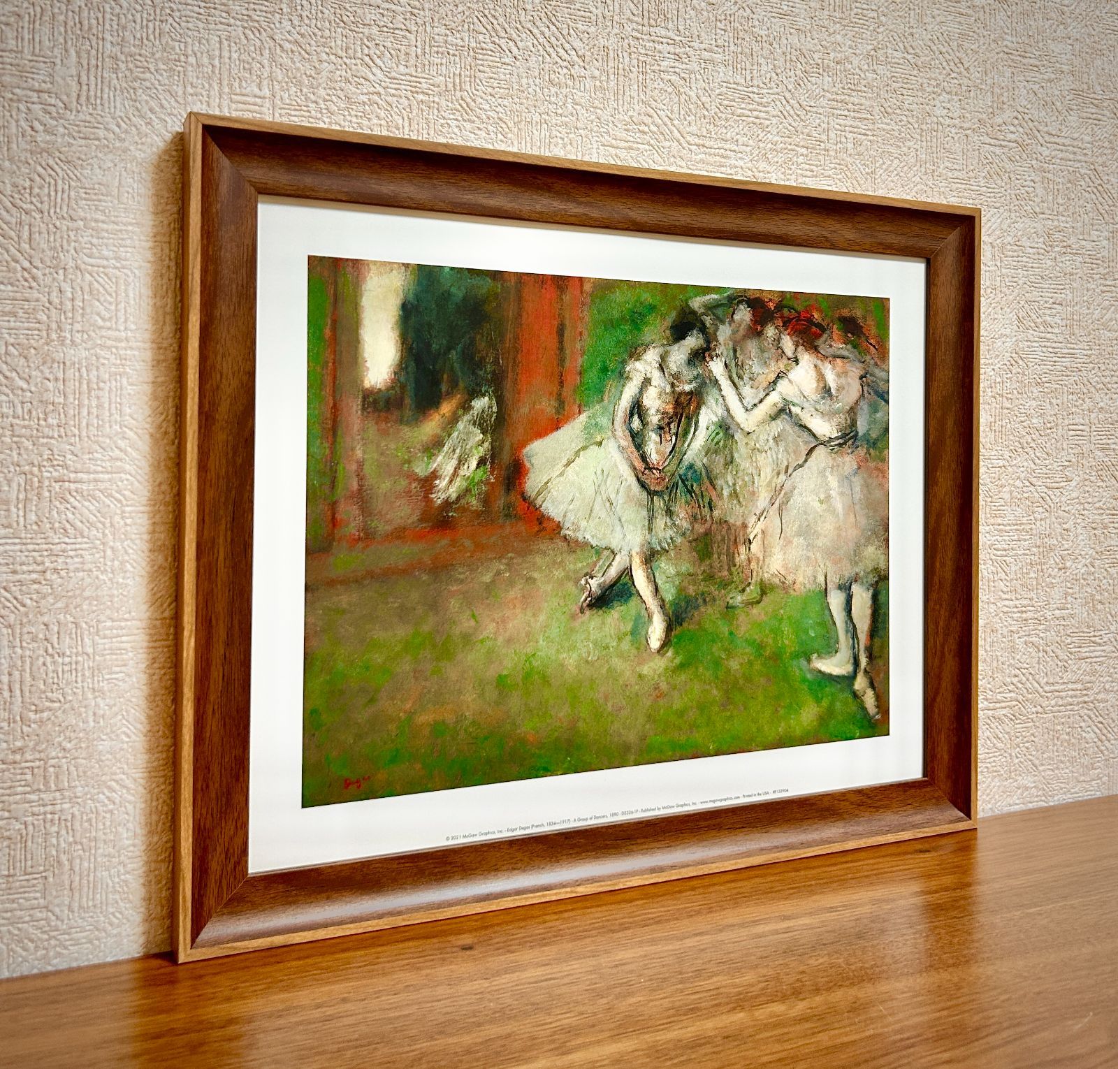エドガー・ドガ、「DANSEUSE JAUNE」、海外版超希少レゾネ、新品額付 Edgar_Degas_-