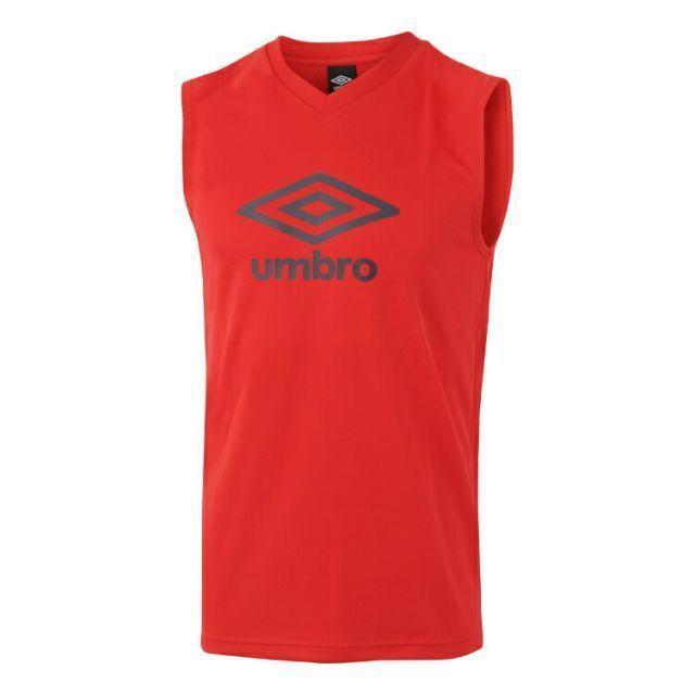 umbro アンブロ ノースリーブシャツ マンチェスターレッド L UUUVJA66 MRED | スポーツ スポーツ用品 運動 服 衣類 ウエア トップス シャツ ノースリーブ 吸汗 速乾 デザイン ポリエステル 機能性 
