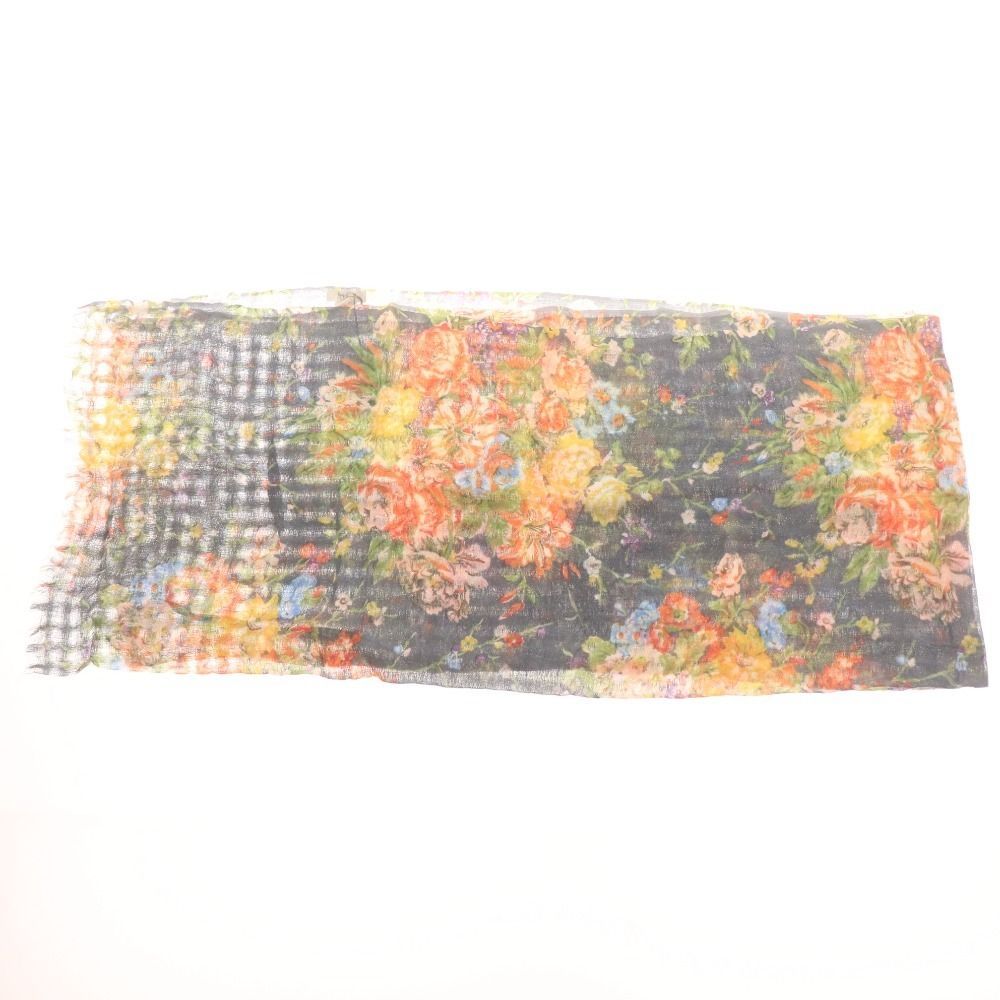 □ EPICE エピス ストール 大判 フラワー 花柄 マフラー メンズ