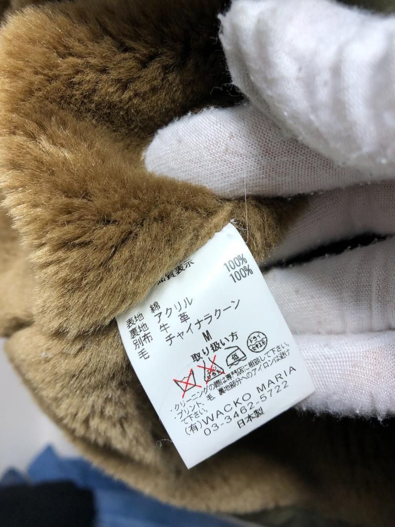 011050 WACKOMARIA ラクーンファー コート M モッズコート N3B ミリタリー wacko maria ワコマリア ジャケット チャイナラクーン KANDAIZUMI_COM