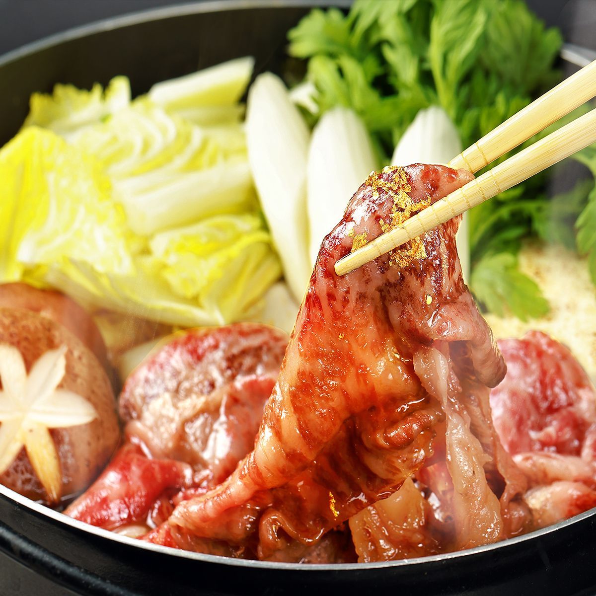飛騨牛 すき焼き ザブトン（ 肩ロース）&モモ x 各100g 【公式通販】