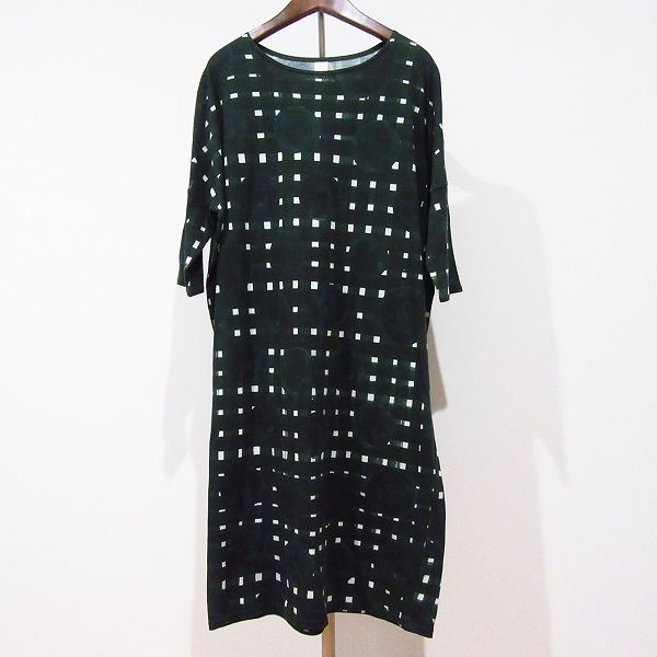 anc パラスパレス pal laspalace ワンピース 2 緑 白 総柄 日本製 レディース 911429
