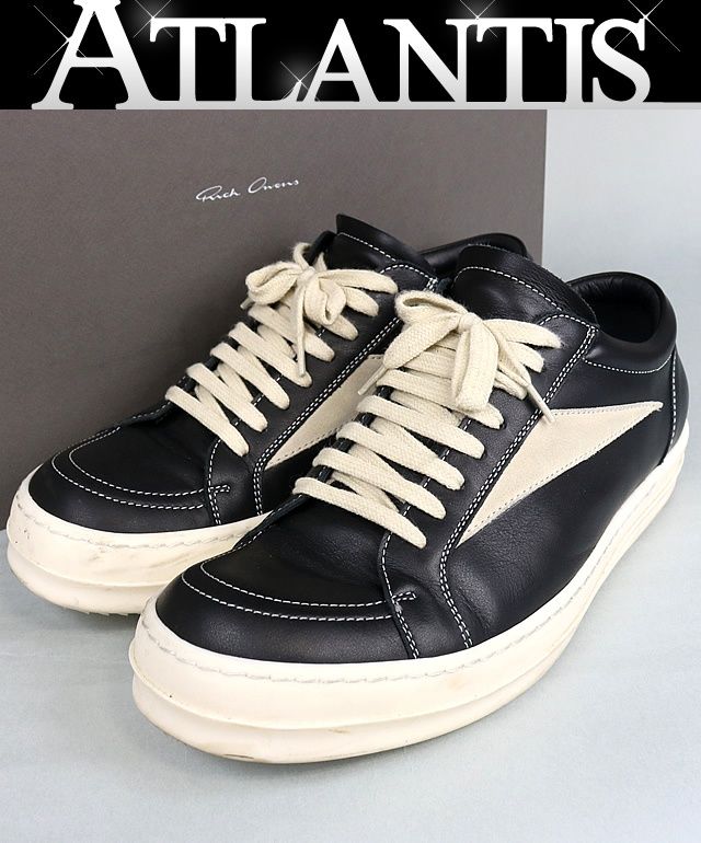 大人気! RICK OWENS VINTAGE 厚底 カーフレザー スニーカー RICK OWENS 銀座店 リックオウエンス VINTAGE SNEAKS カーフ