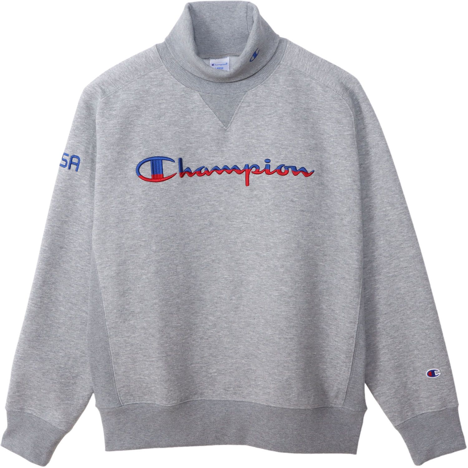 チャンピオン Champion ゴルフ テックウィーブ テリー タートルネックスウェットシャツ C3YG003 090 ブラック