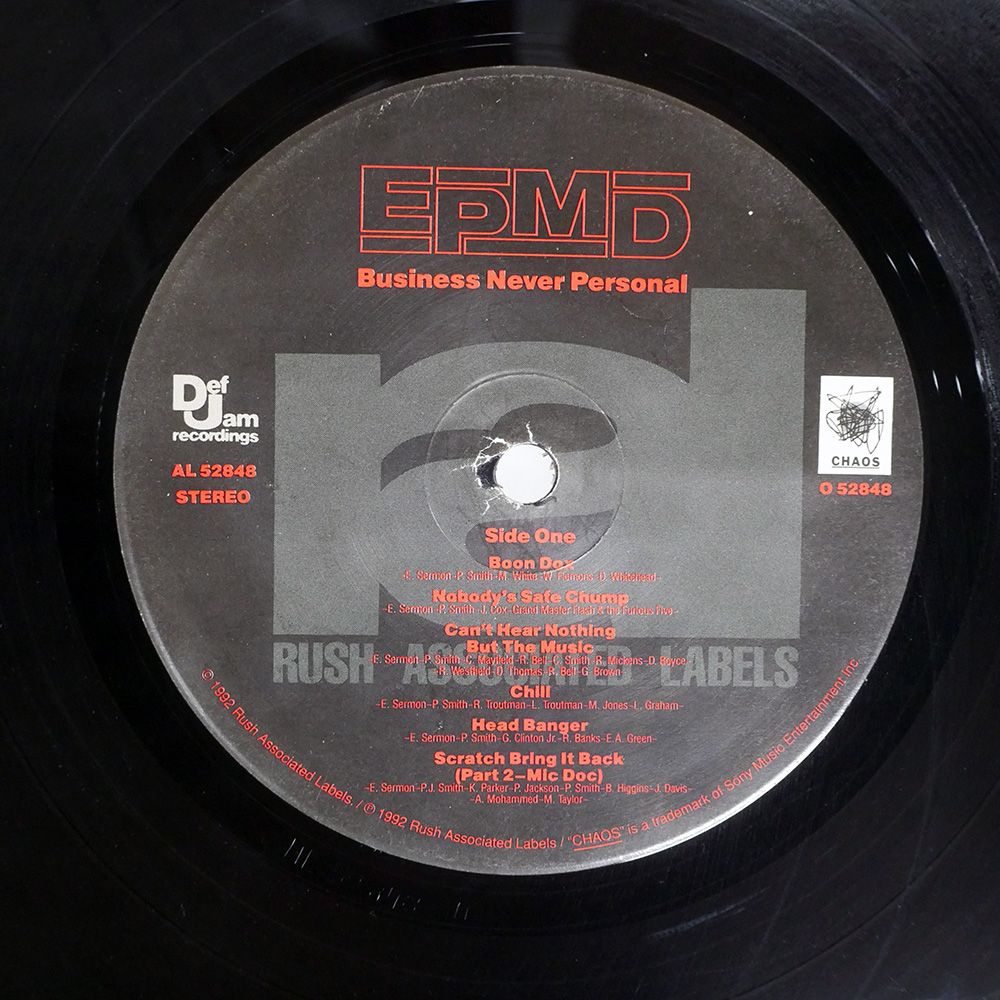 US盤 EPMD NEVER PERSO RUSH O 52848 LP その他 レコード CD DVD ブルーレイ