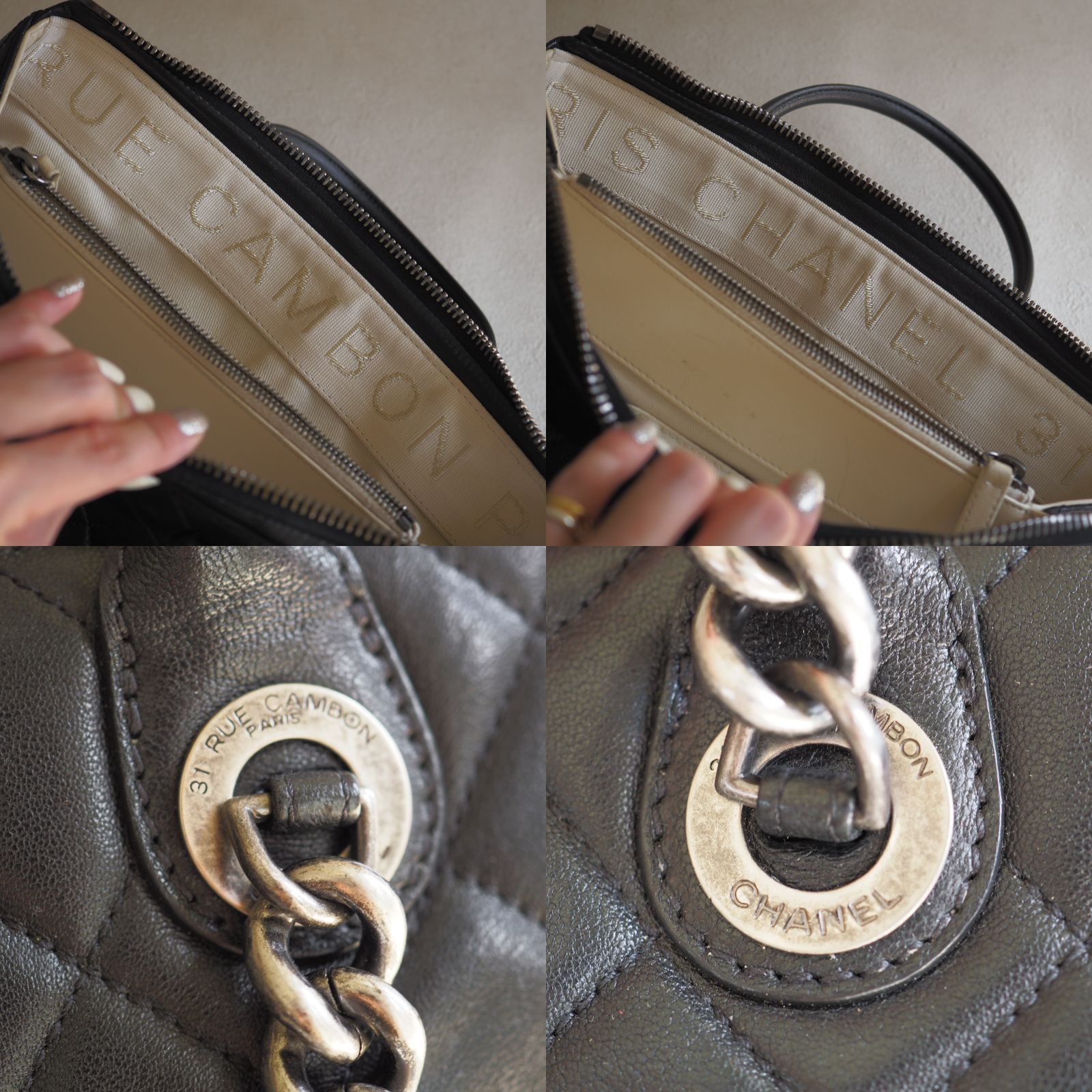 極美品☆ シャネル CHANEL 2way ショルダーバッグ ハンドバッグ 31 RUE 